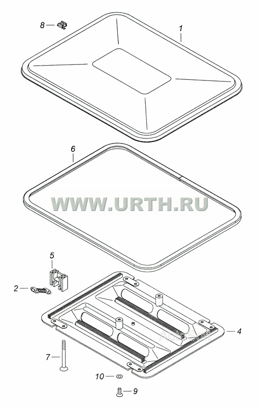 53205-5713008 Установка вентиляционного люка крыши